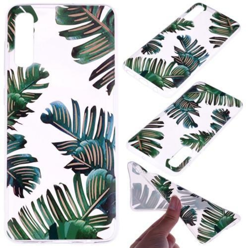 Patte zselés tok Samsung Galaxy A50 / A30s - levelek