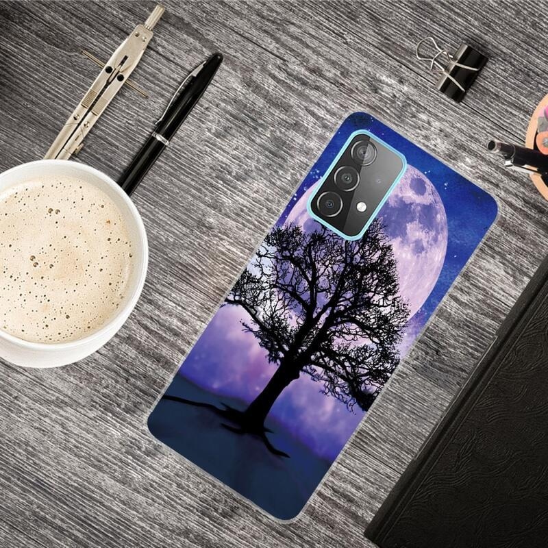 Zselés tok Samsung Galaxy A72 5G - fa és hold