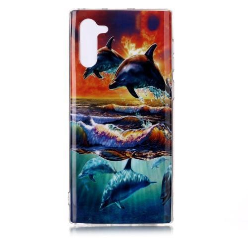 Zselés tok Samsung Galaxy Note 10 készülékhez - delfin