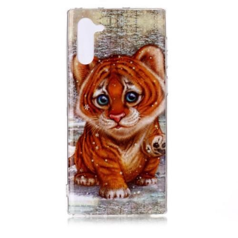 Zselés tok Samsung Galaxy Note 10 készülékhez - tigris
