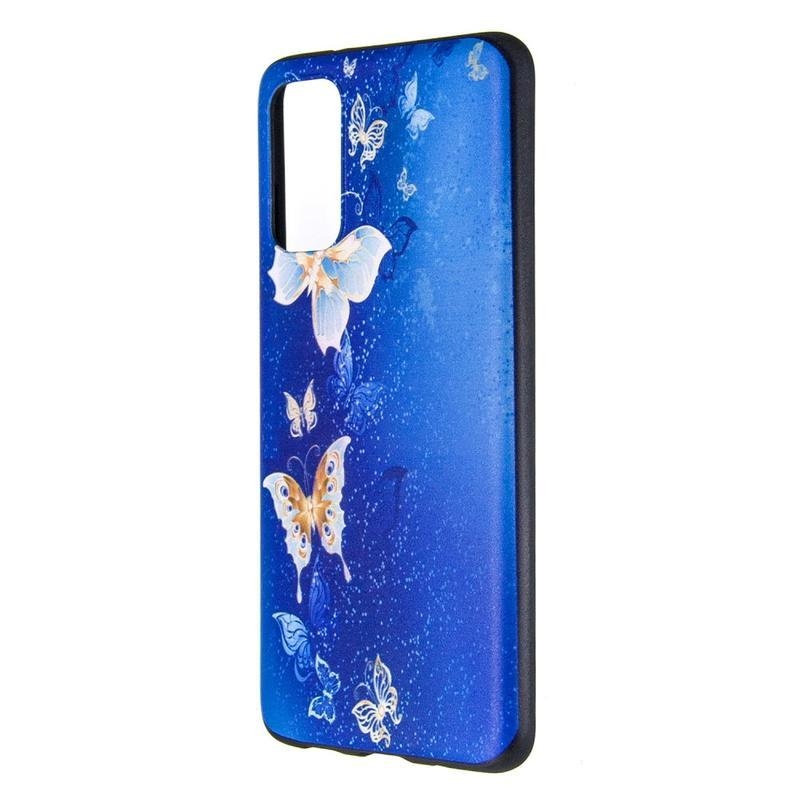 Patte zselés tok Samsung Galaxy S20-hoz - pillangók