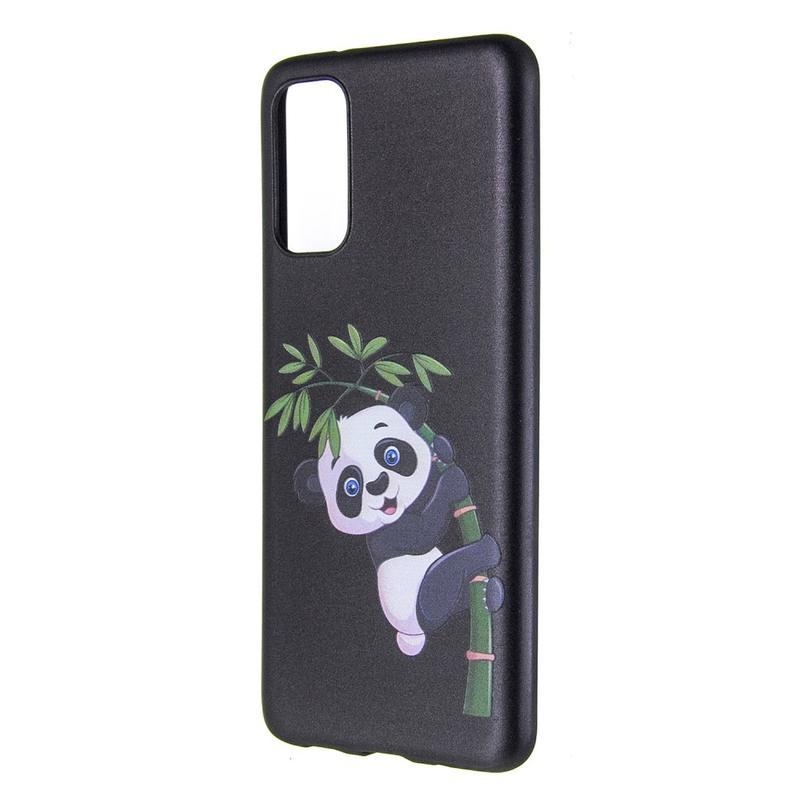 Zselés tok Samsung Galaxy S20 készülékhez - panda bambuszon