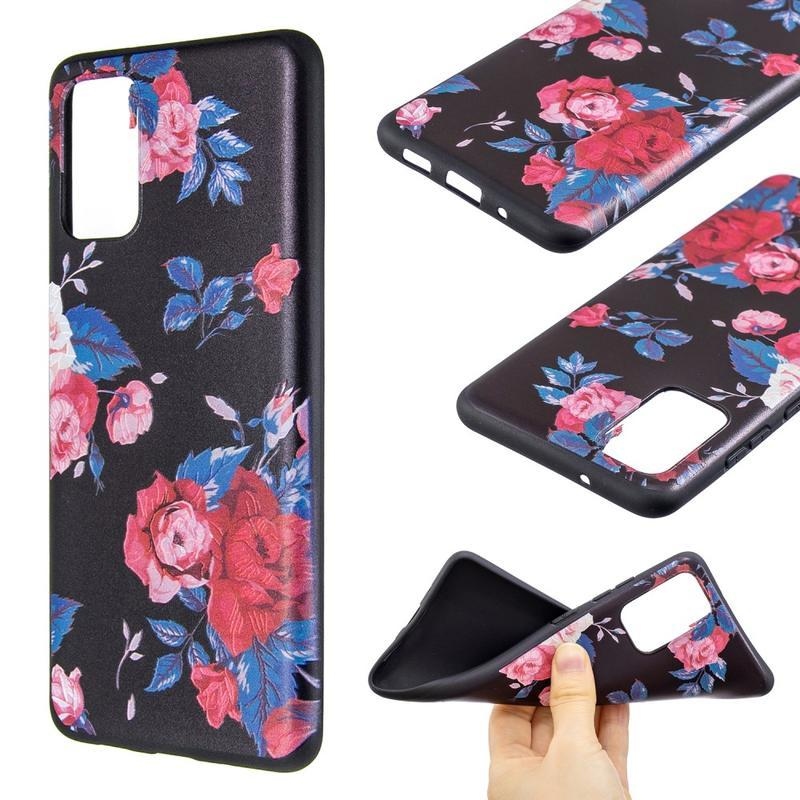 Patte gél tok mobil Samsung Galaxy S20 Plus - élő virágok