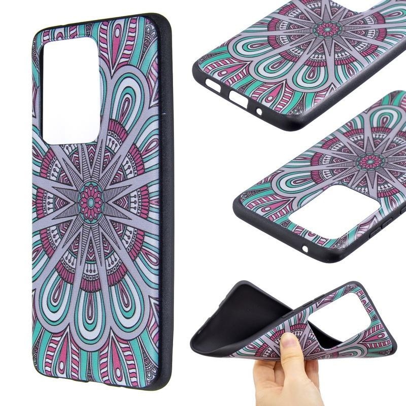 Zselés tok Samsung Galaxy S20 Ultra készülékhez - absztrakt minta