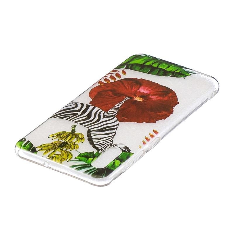 Zselés tok Samsung Galaxy A50 / A30s készülékhez - zebra