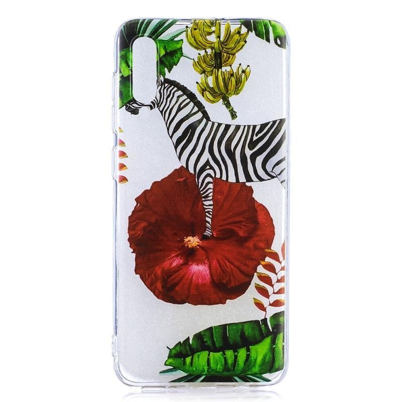Zselés tok Samsung Galaxy A50 / A30s készülékhez - zebra