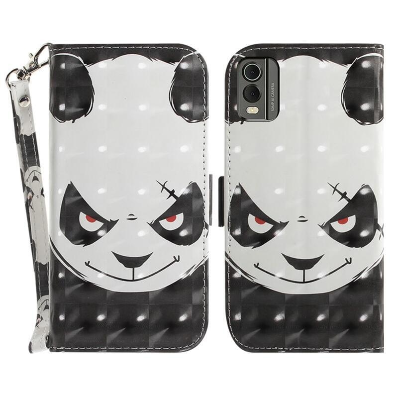 Patte könyv tok Nokia C32-hez - angry panda
