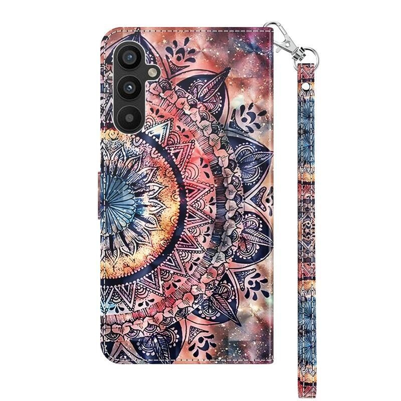 Patte könyv tok Samsung Galaxy A34 5G - színes mandala