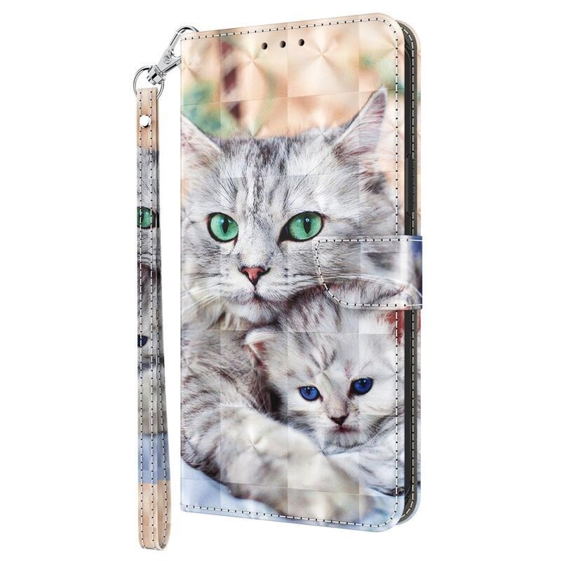 Patte könyv tok Samsung Galaxy A34 5G - macskákhoz