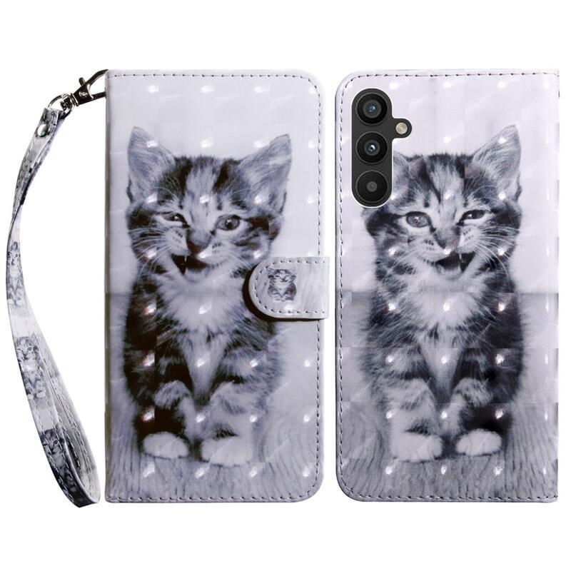 Patte könyv tok Samsung Galaxy A34 5G - cica - cica