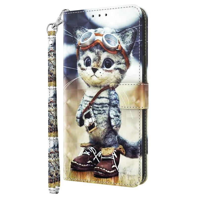 Patte könyv tok Samsung Galaxy A34 5G - cica cipőben