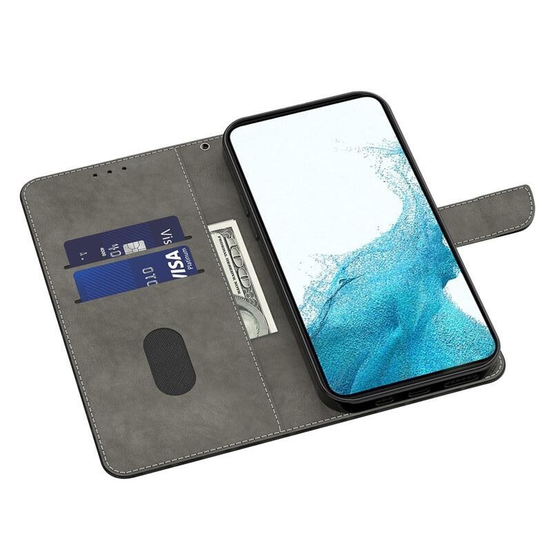 Patte könyv tok Samsung Galaxy A34 5G-hez - rózsaszínű