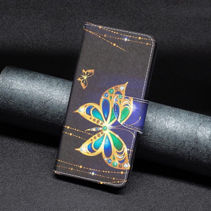 Patte könyv tok Xiaomi 13 Lite - gyémánt pillangókhoz