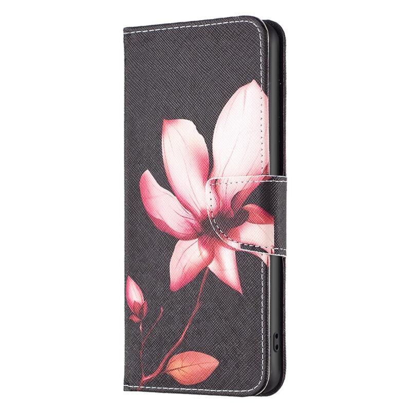 Patte könyv tok Xiaomi 13 Lite-hoz - rózsaszín virág