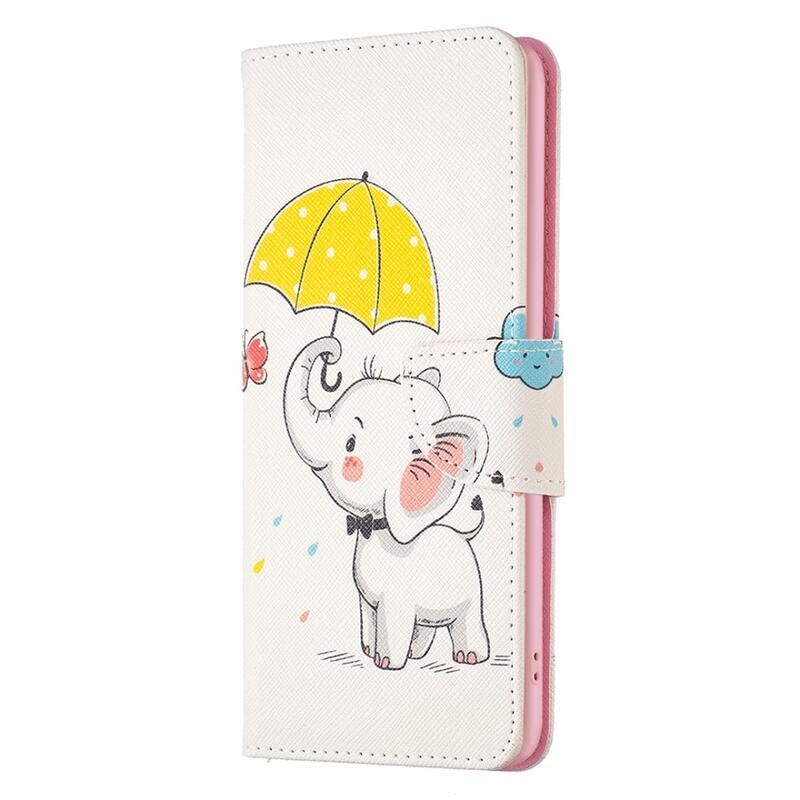Patte könyv tok a Xiaomi 13 Lite-hoz - elefánt esernyővel