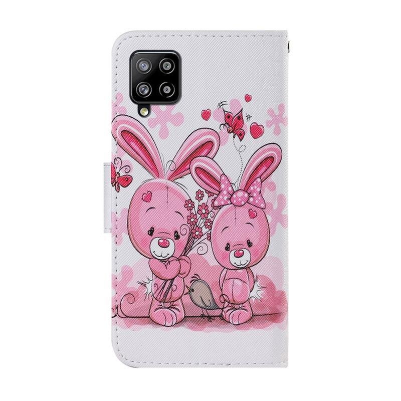 Patte pénztárca tok Samsung Galaxy A22 4G - nyulakhoz
