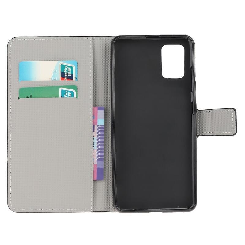 Patte pénztárca tok Xiaomi Poco F3-hoz - színes baglyok