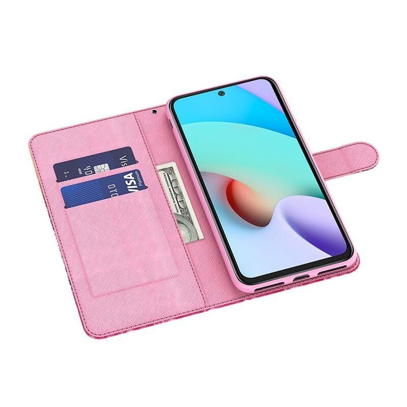 Nyomtatott pénztárca tok Xiaomi Poco M4 Pro 5G/Redmi Note 11S 5G - kasmír minta