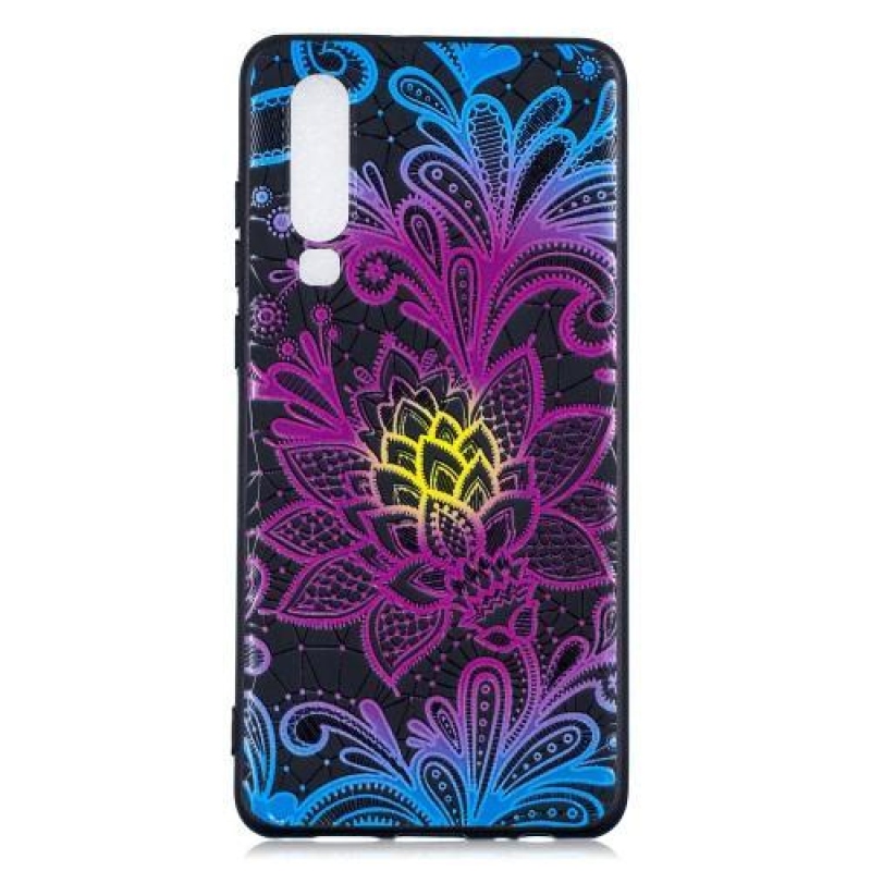 Patte szilikon borítás a Huawei P30-hoz - csipke
