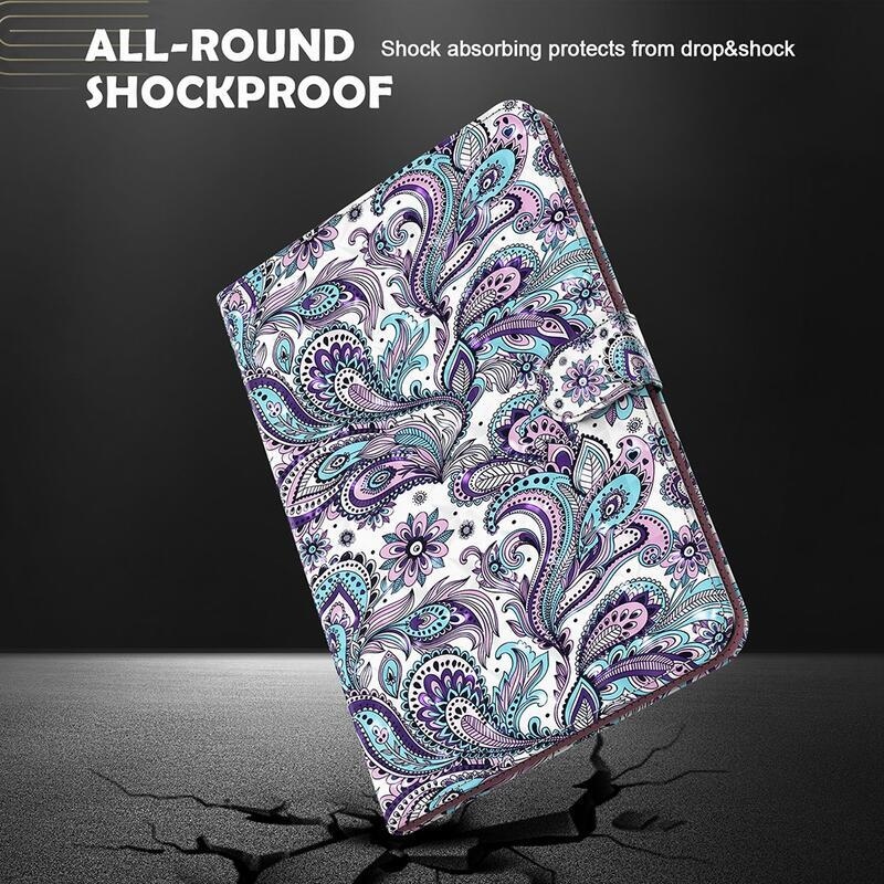 Patte záró tok Lenovo Tab P11 Pro-hoz - kasmír virág
