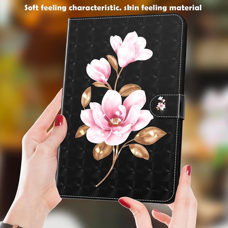 Patte záró tok Lenovo Tab P11 Pro-hoz - rózsaszín virág