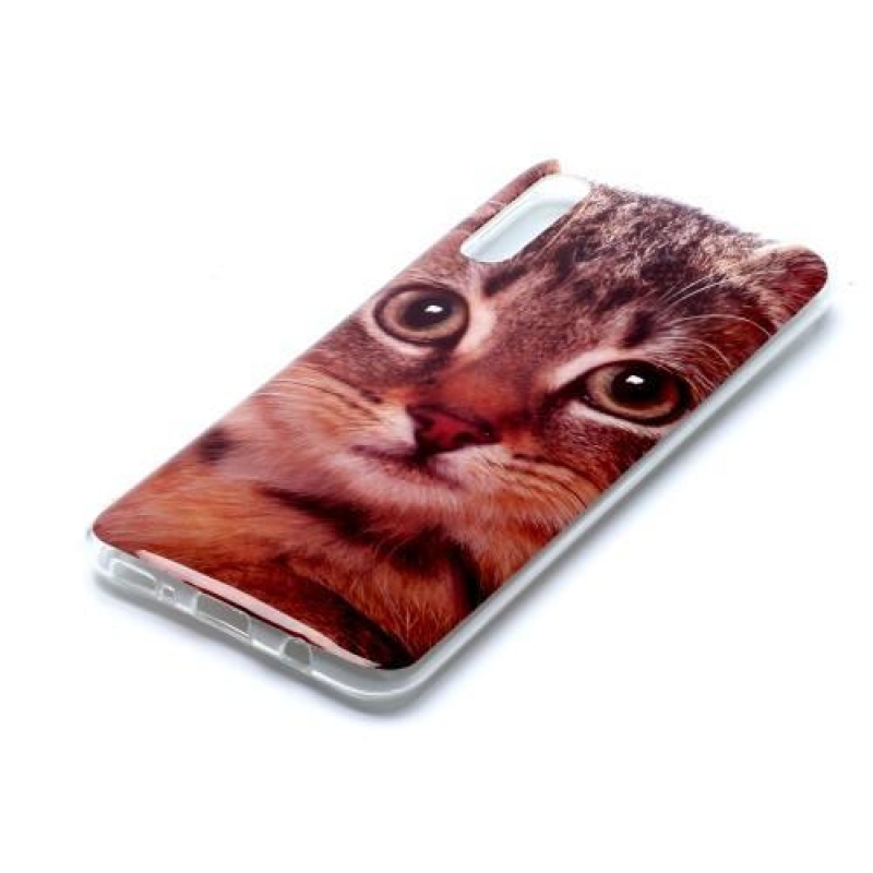 Mintás zselés tok Samsung Galaxy A50 / A30s készülékhez - macska