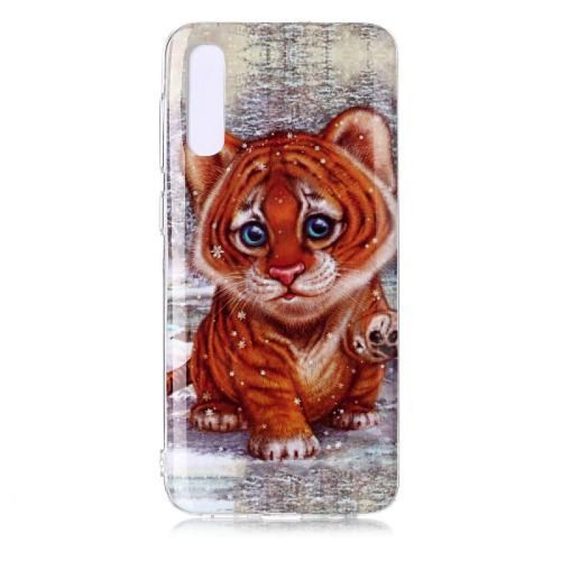Mintás zselés tok Samsung Galaxy A50 / A30s készülékhez - tigris