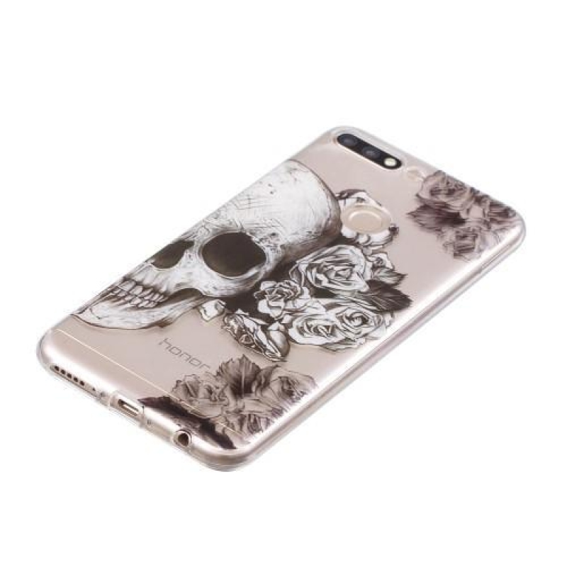 Mintás gél tok a Huawei Y7 Prime (2018) - koponya számára