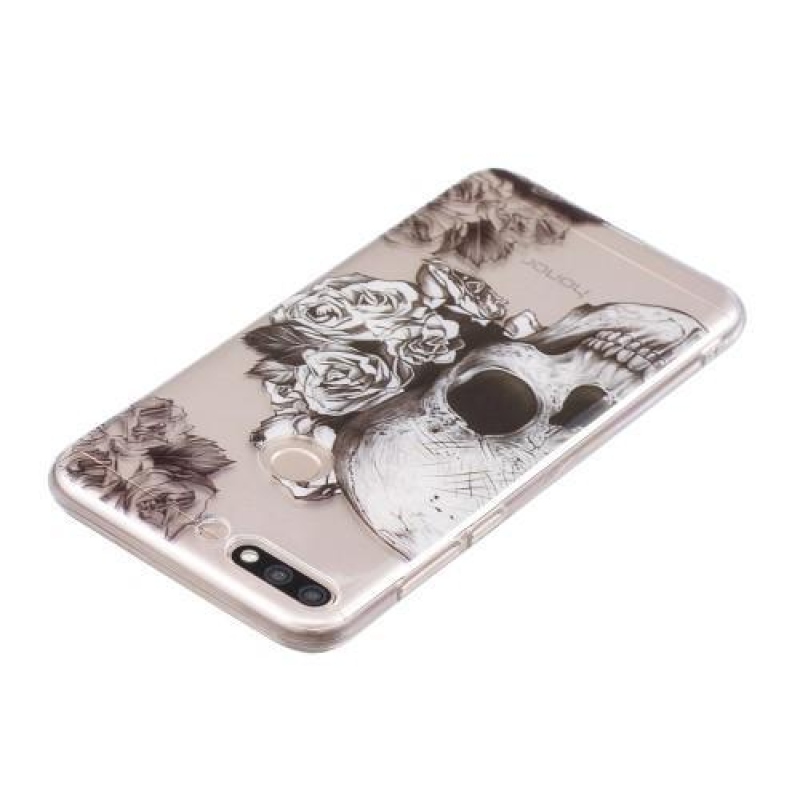Mintás gél tok a Huawei Y7 Prime (2018) - koponya számára