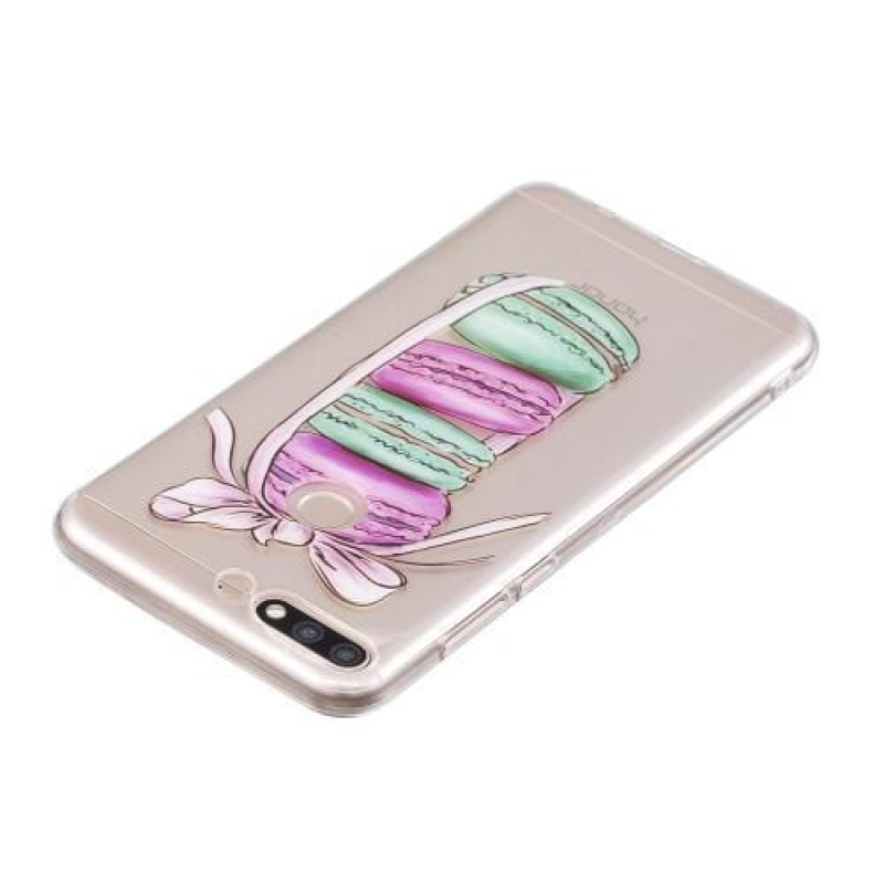 Mintás zselés tok Huawei Y7 Prime (2018) - macaronok