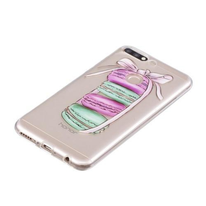 Mintás zselés tok Huawei Y7 Prime (2018) - macaronok