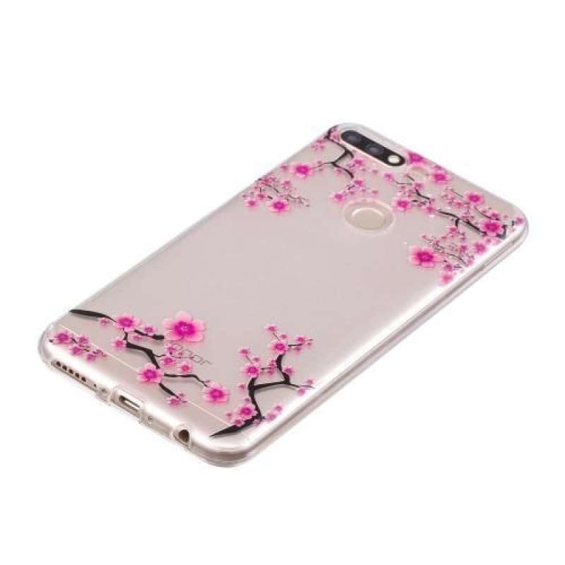 Mintás gél tok Huawei Y7 Prime (2018) - virágzó ágakhoz