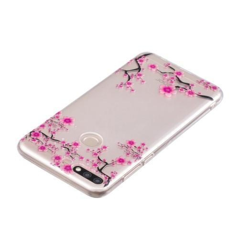 Mintás gél tok Huawei Y7 Prime (2018) - virágzó ágakhoz