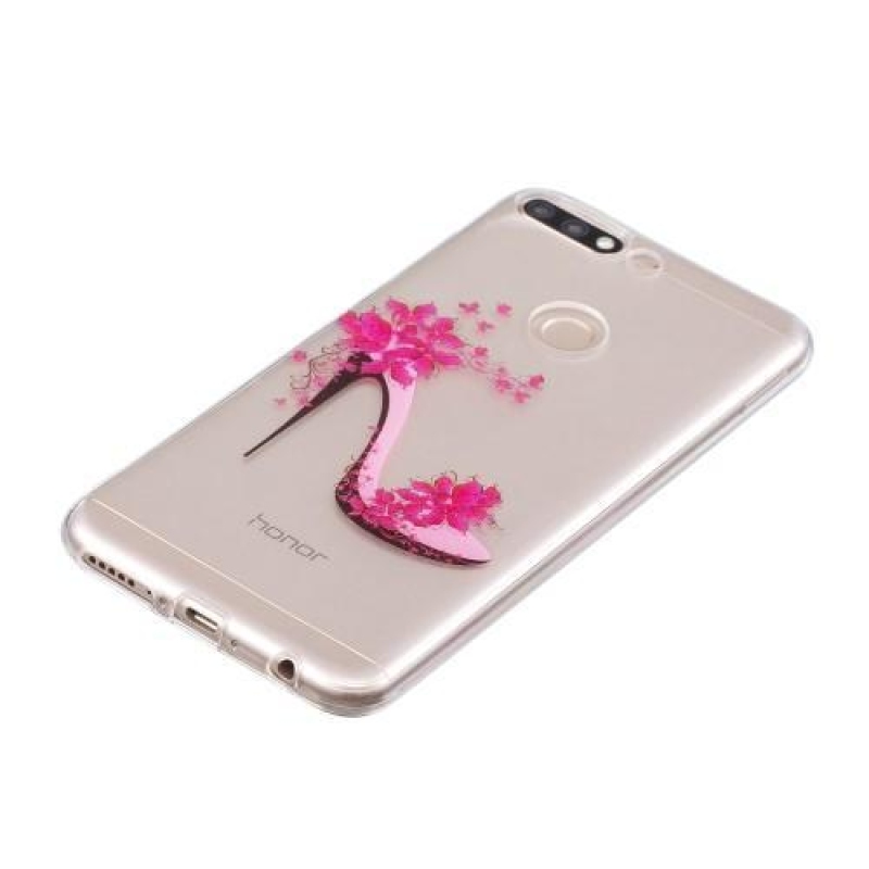 Mintás gél tok a Huawei Y7 Prime (2018) - magas sarkúhoz