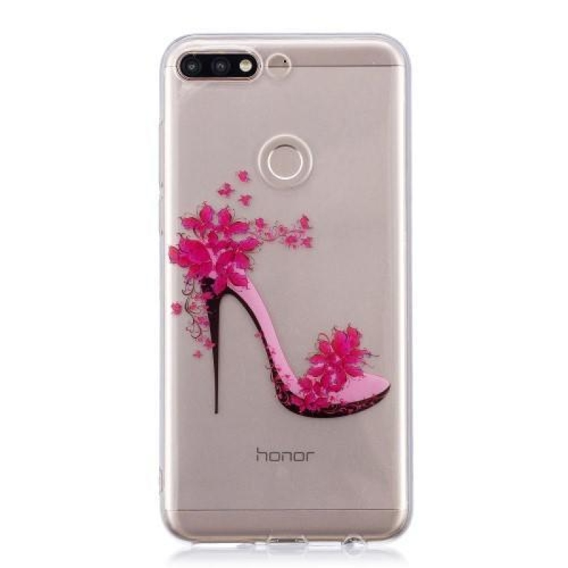 Mintás gél tok a Huawei Y7 Prime (2018) - magas sarkúhoz