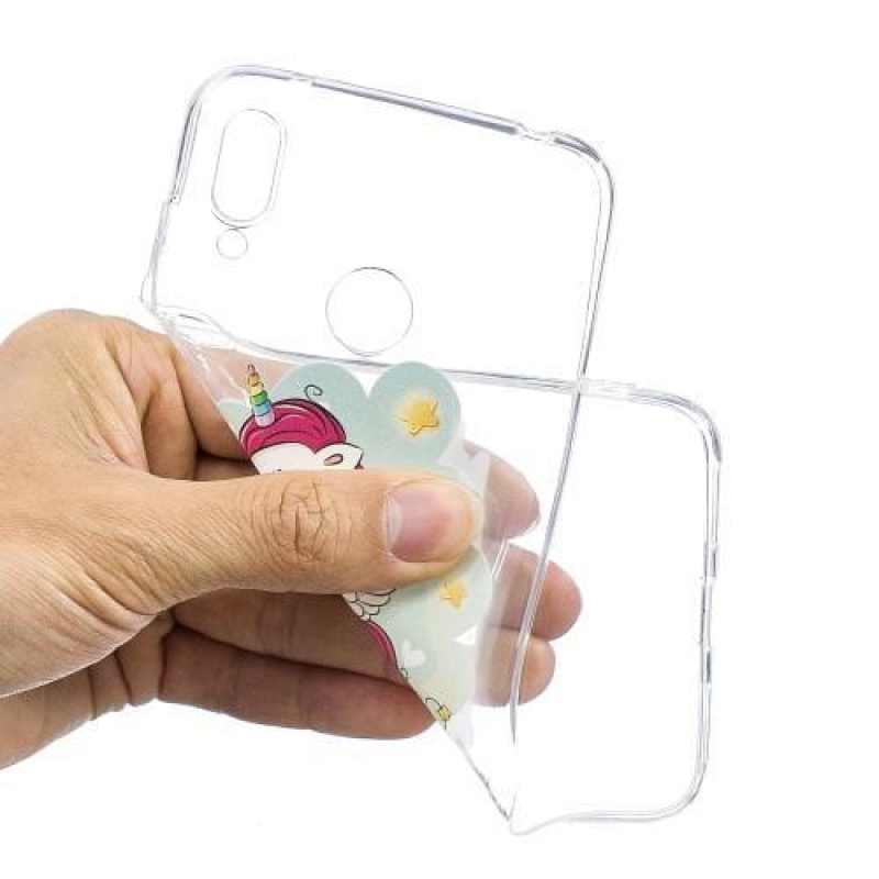Mintás zselés tok Huawei Y7 (2019) - egyszarvúhoz