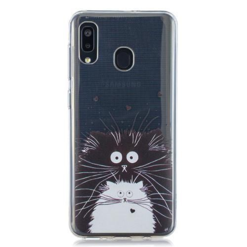 Mintás zselés tok Samsung Galaxy A20 / A30 - macska