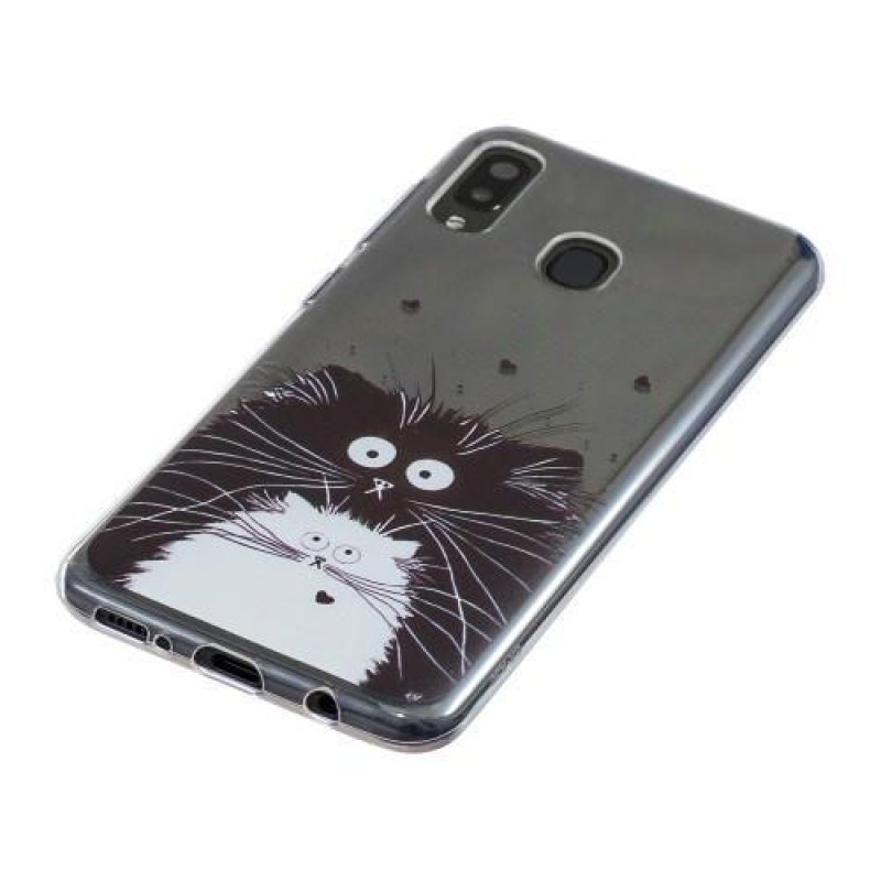 Mintás zselés tok Samsung Galaxy A20 / A30 - macska