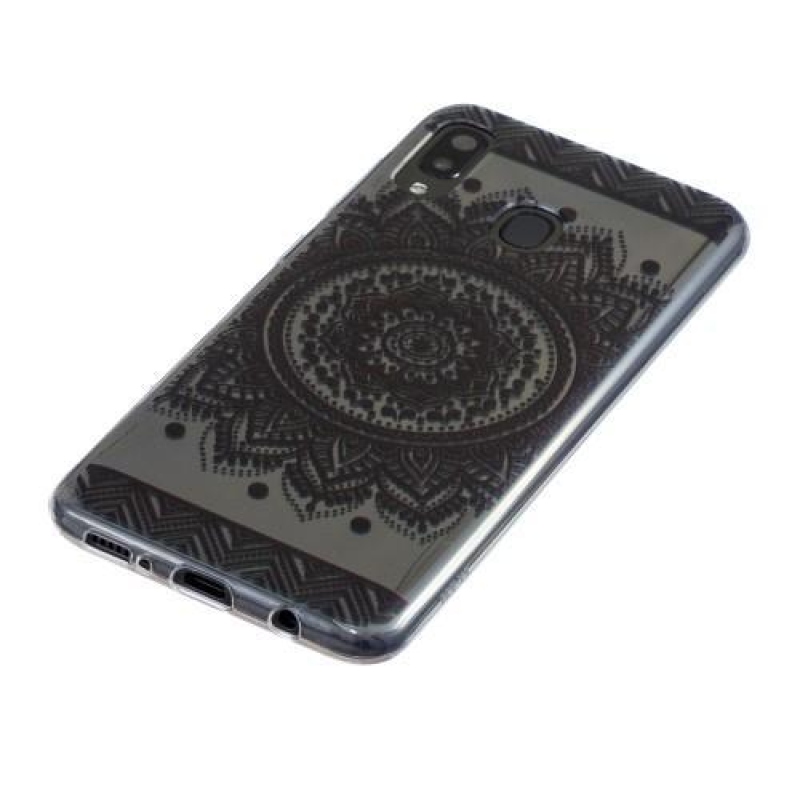 Mintás zselés tok mobil Samsung Galaxy A20 / A30 - mandala virág