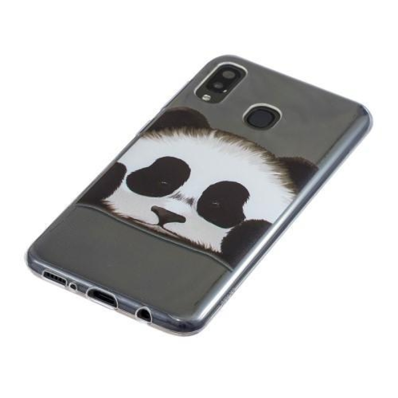 Mintás zselés tok Samsung Galaxy A20 / A30 - panda