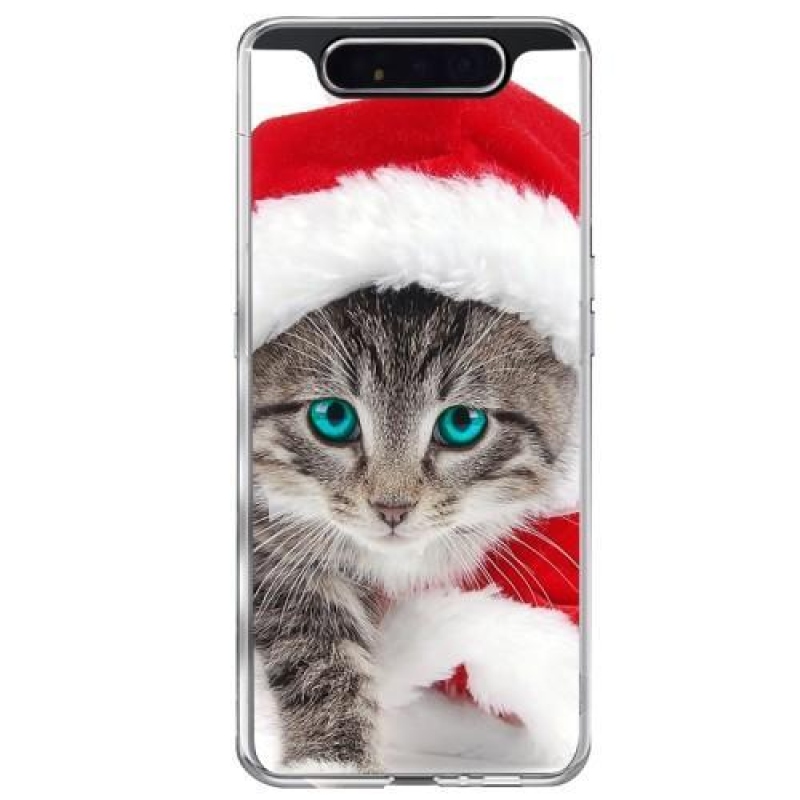 Mintás zselés tok Samsung Galaxy A80 - macska