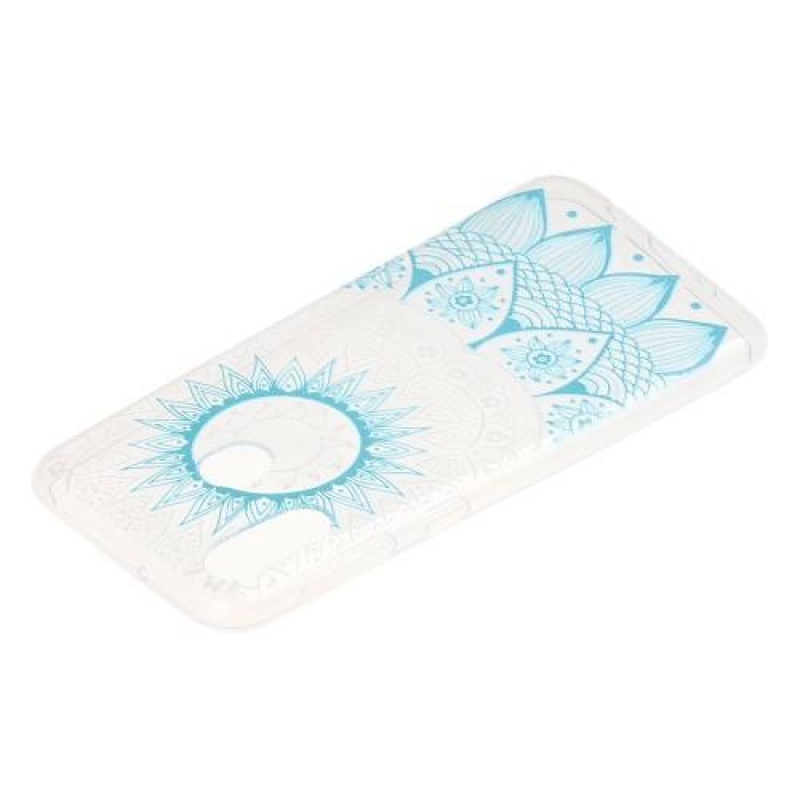Mintás zselés tok mobil Samsung Galaxy M20 - kék mandala