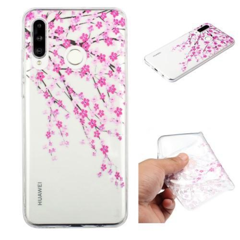 Mintás gél tok Samsung Galaxy M20-hoz - édes virág