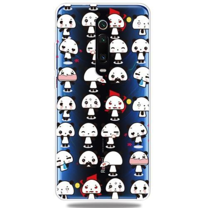 Mintás zselés tok Xiaomi Mi 9T / Mi 9T Pro - panda