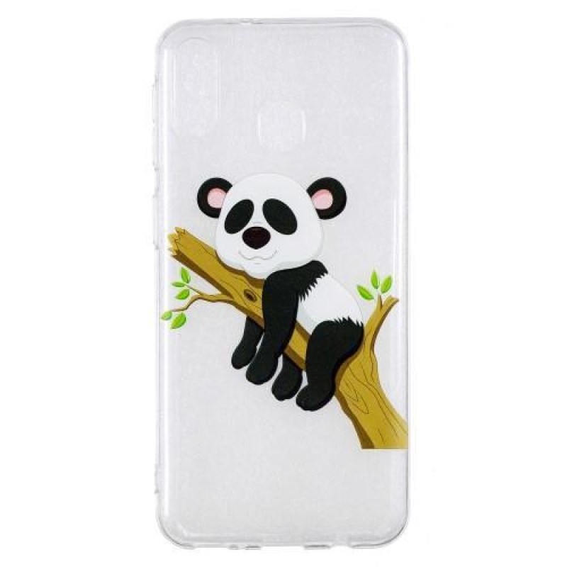Mintás gél tok Samsung Galaxy M20 készülékhez - alvó panda