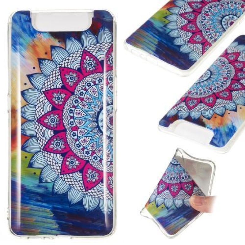 Mintás zselés tok mobil Samsung Galaxy A80 - mandala