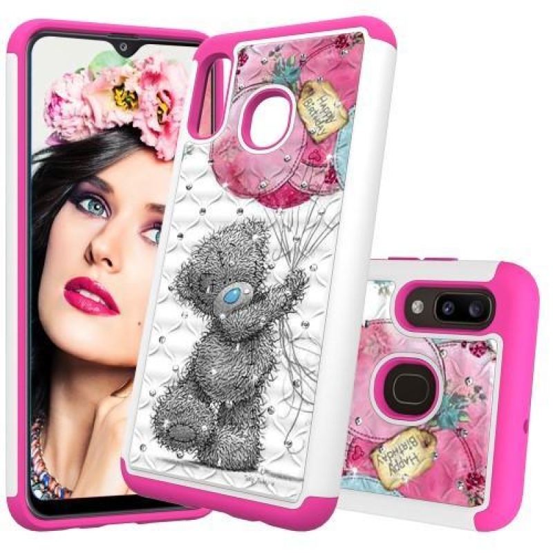 Mintás tartós tok mobil Samsung Galaxy A20 / Galaxy A30 - elefánt
