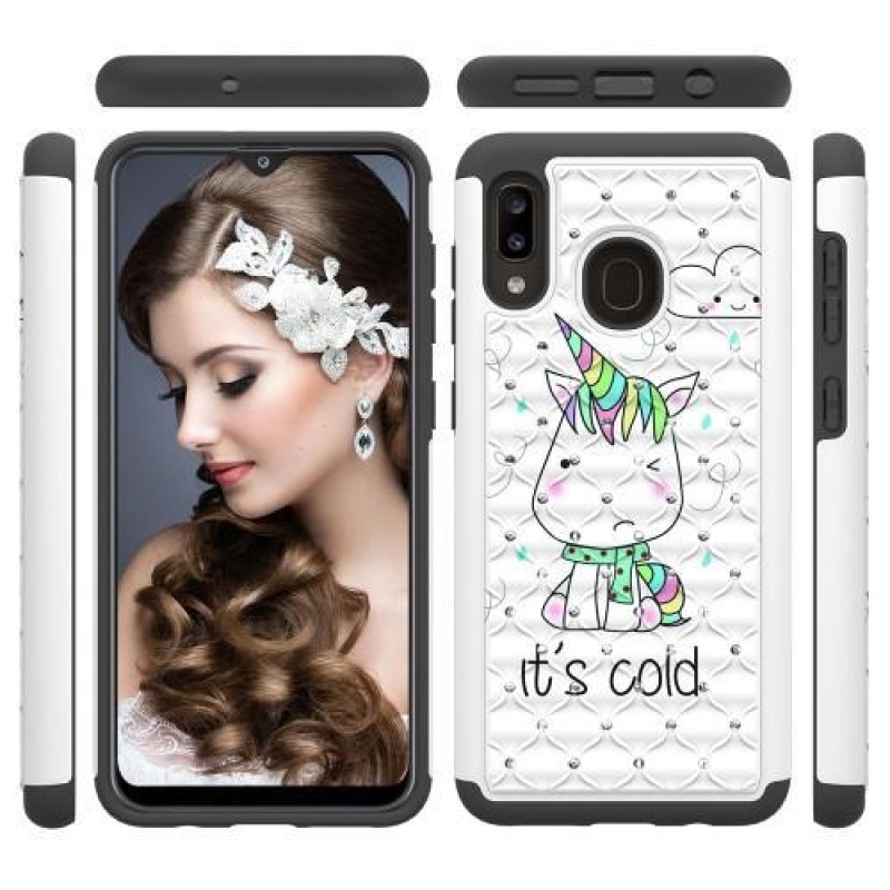 Mintás tartós tok Samsung Galaxy A20 / Galaxy A30 - hideg