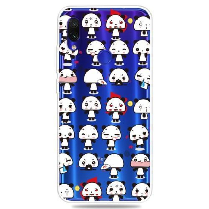 Patts zselés tok Xiaomi Redmi Note 7-hez - panda
