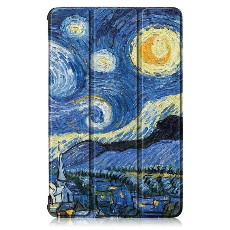 Patty intelligens pozicionáló tok Lenovo Tab M10 FHD Plus táblagéphez - olajfestmény